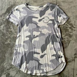 Hollister Gray Camo Easy T-Shirt